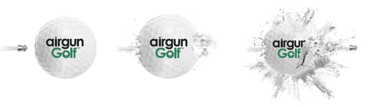 Airgun Golf exploding target