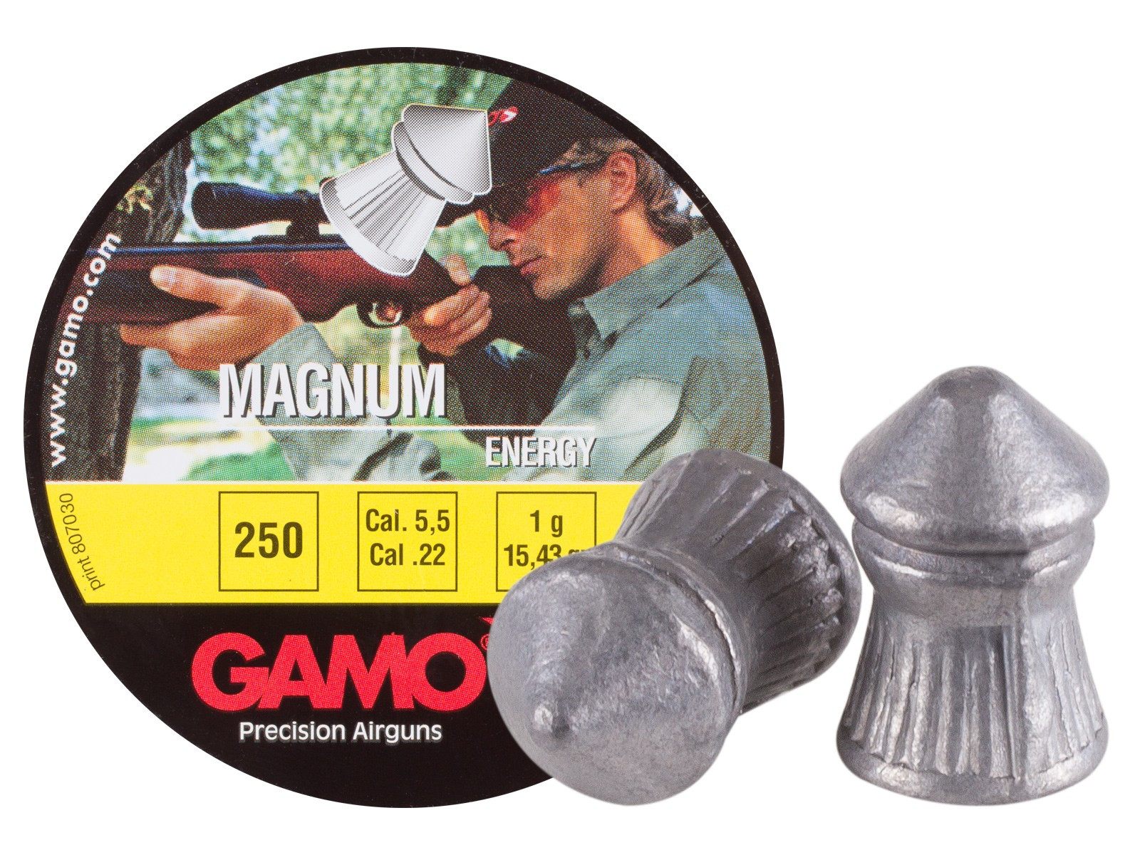 Gamo Magnum .22 Cal, 15.43 gr - 250 ct