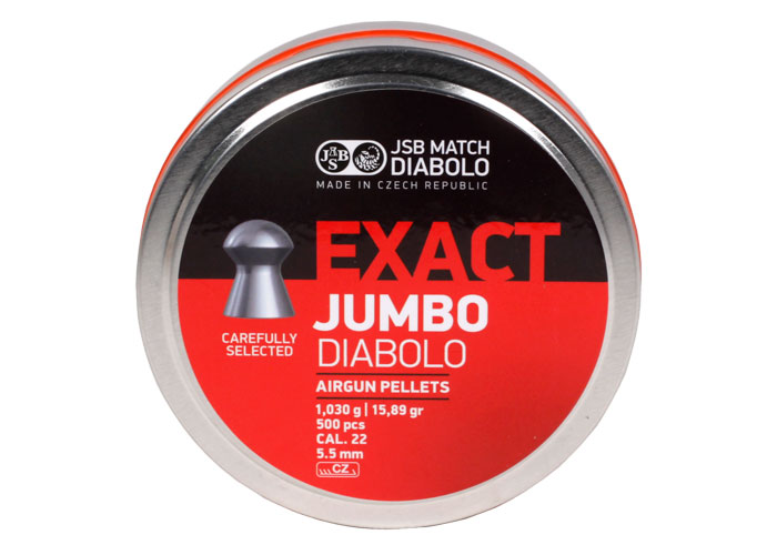 JSB Exact Jumbo Heavy Diabolo .22cal Pellets 