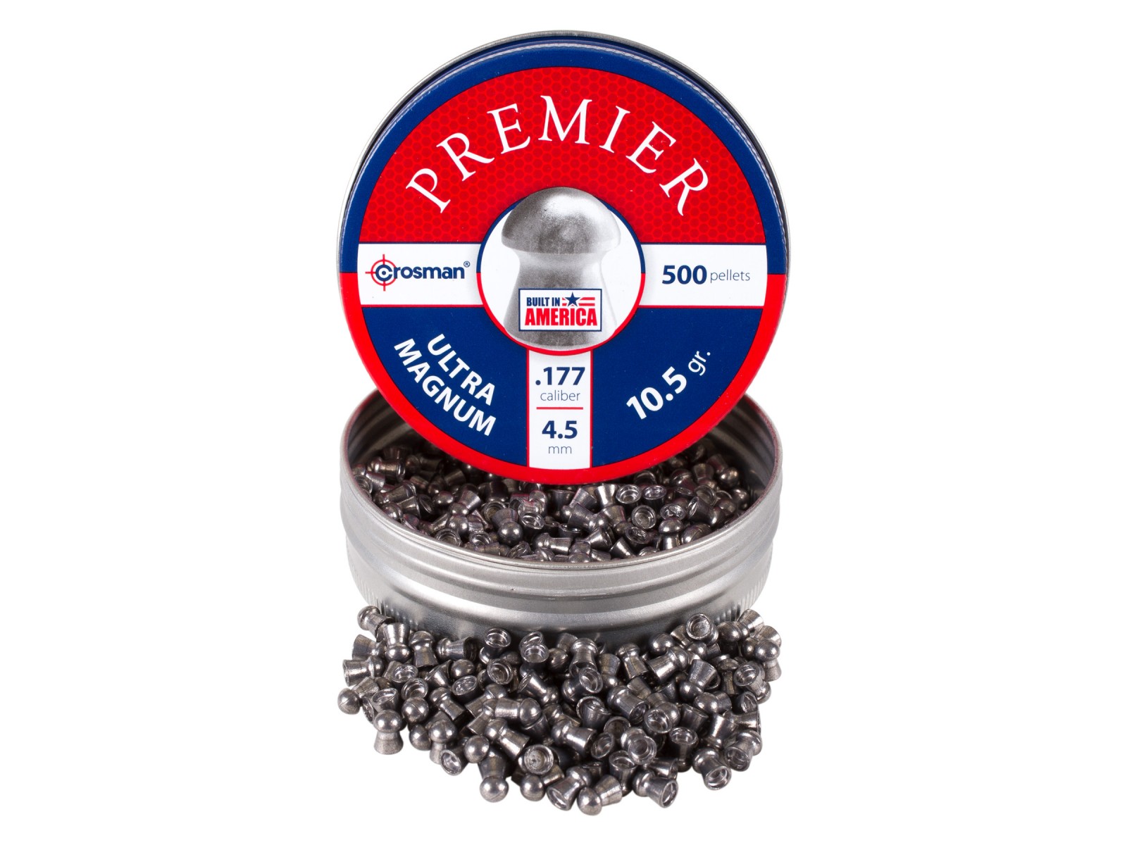 Crosman LUM77 Premier Domed Field 10.5g Target Pellets in a Tin 500 Count for sale online 