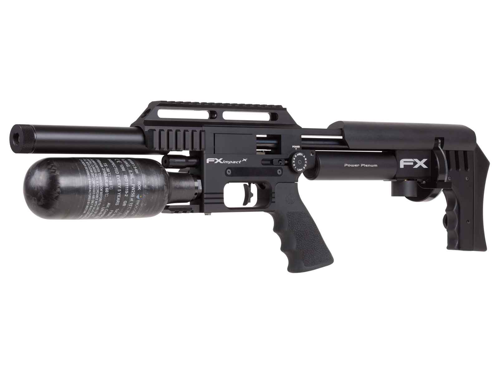 Fx Impact X Mkii Compact Black Pre Charged Pneumatic Air Rifle 8306