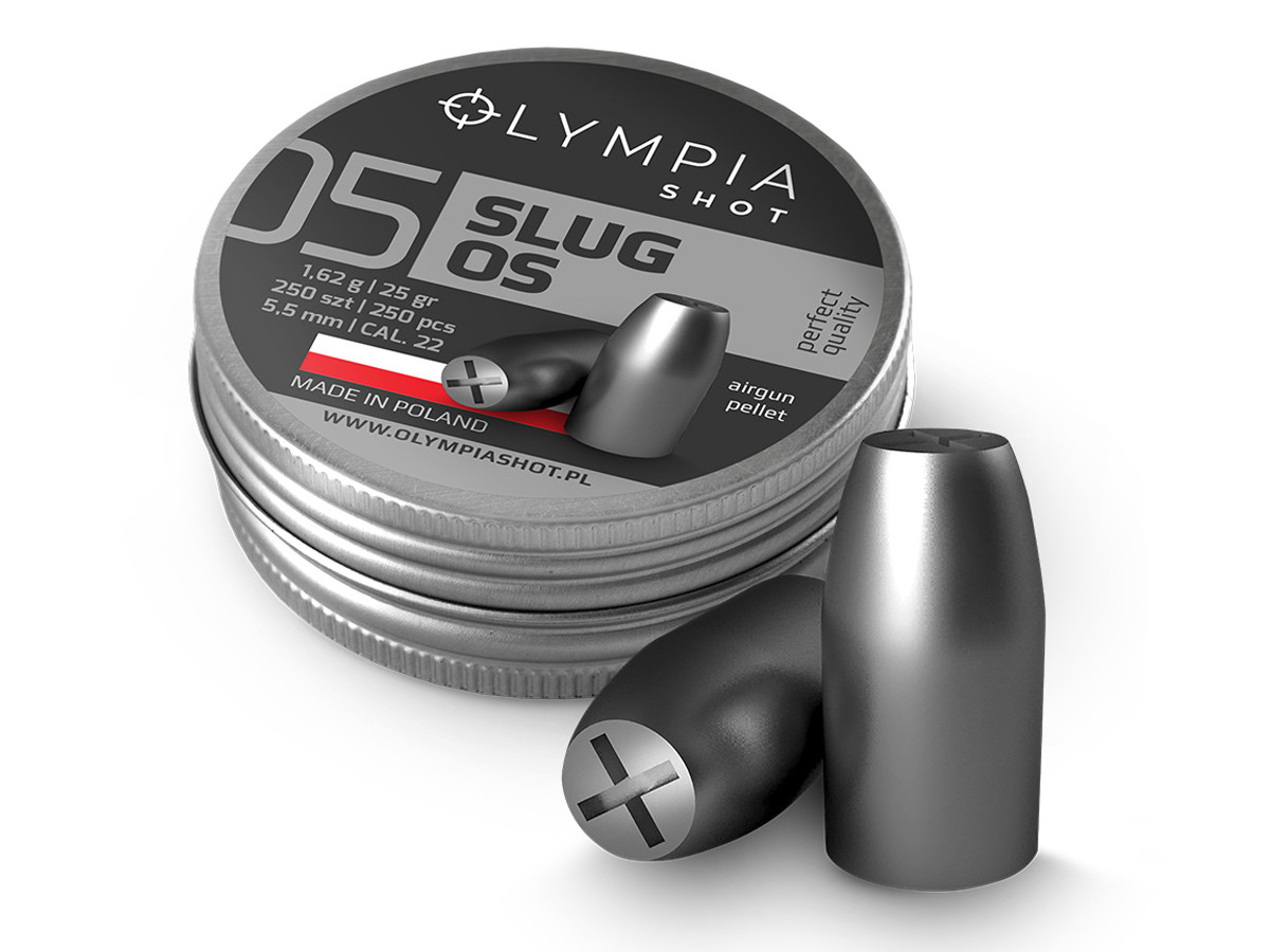 Olympia Shot Slug OS, .22cal, 25gr, Hollowpoint - 250ct
