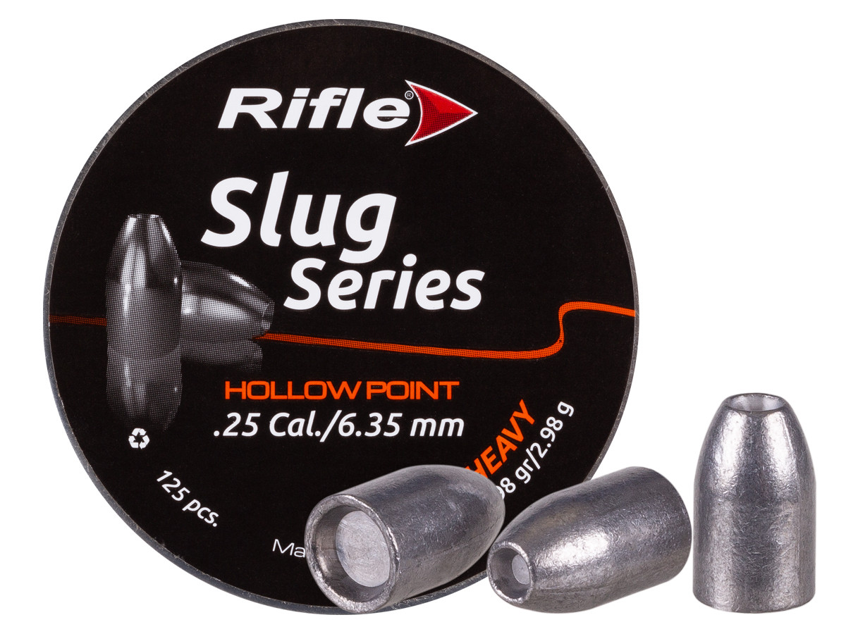 Rifle Slug Series, .25cal, Heavy, 45.98gr, Hollowpoint - 125ct