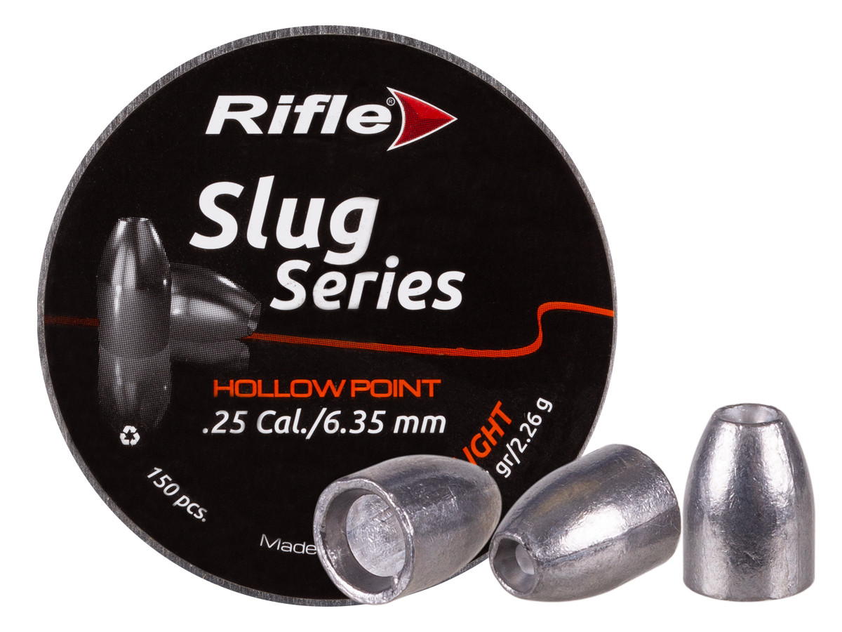 Rifle Slug Series, .25cal, Light, 34.87gr, Hollowpoint - 150ct