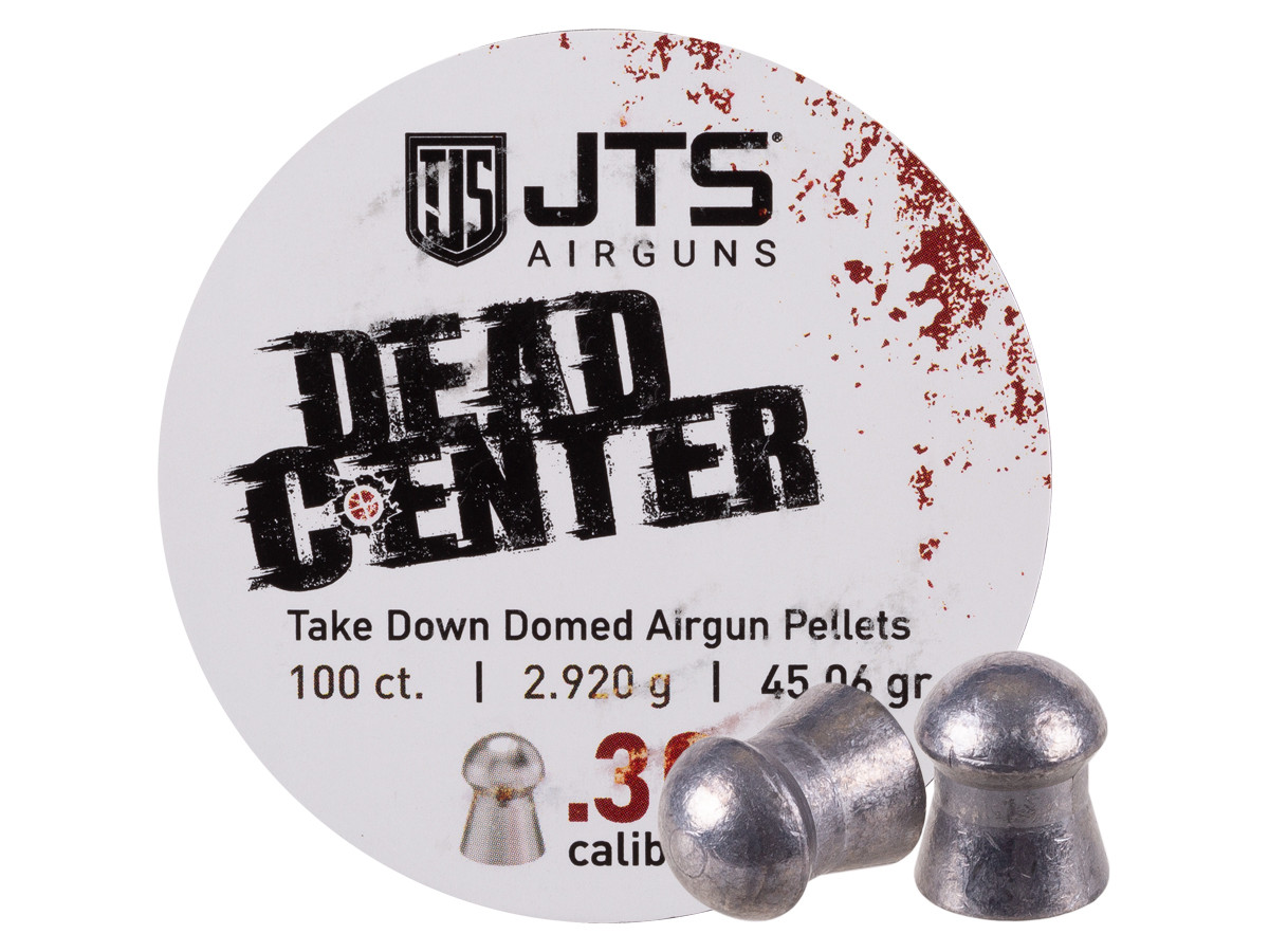 JTS Dead Center Precision Domed Pellets .30 cal, 45.06 gr - 100ct