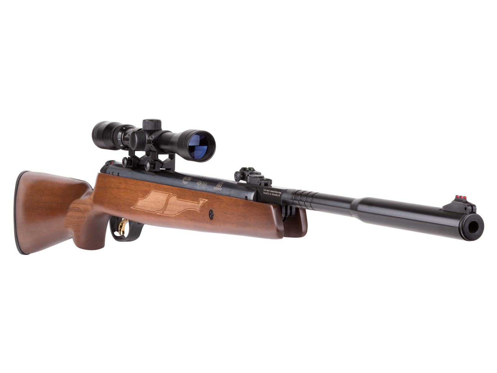 Hatsan HC9522VORTQE Mod 95 Combo Vortex .22cal Air Rifle W/scope & Walnut Stock for sale online 