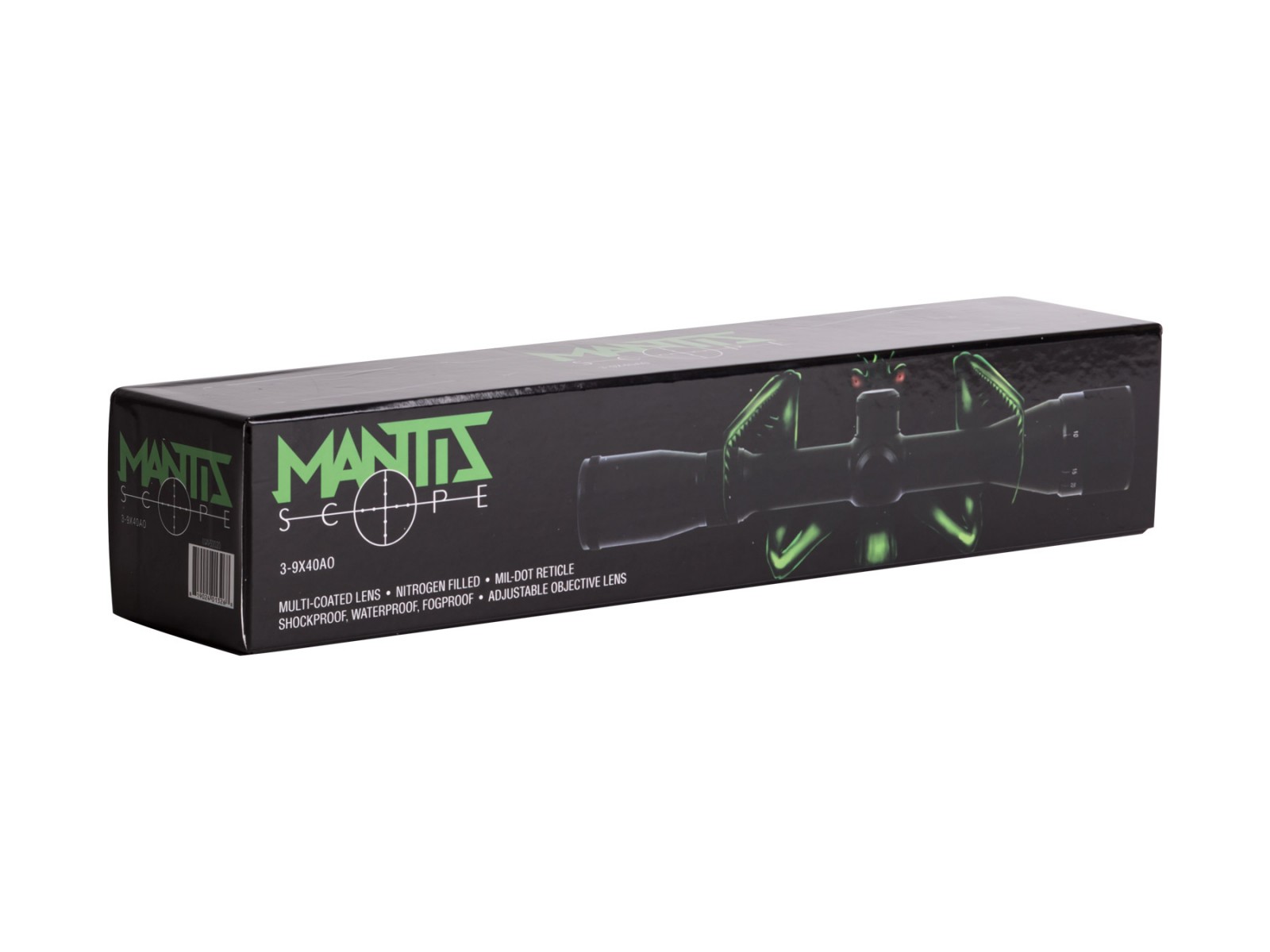Details about   MANTIS 3-9 X 40MM AO MIL-DOT AIRGUN RATED SCOPE BLACK MATTE 
