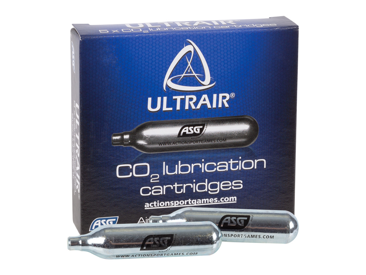 ASG Ultrair CO2 Lubrication Cartridges, 5ct