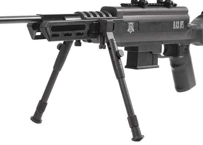 Airsoft Sniper Rifle with Scope and Bipod - Black Ops - Black Ops USA