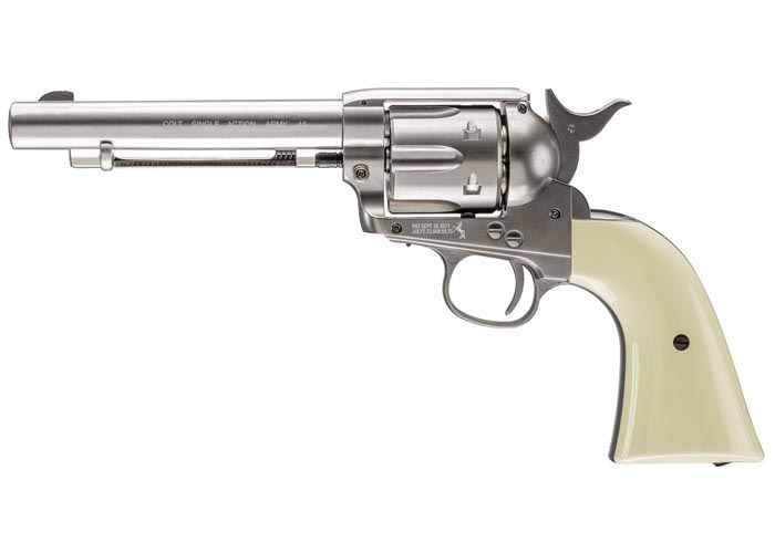 Colt Peacemaker SAA BB Revolver, Nickel
