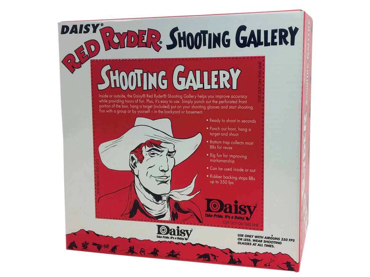 Daisy Red Ryder Shooting Gallery 2 Packs of 25 Paper Targets USA Free Ship 