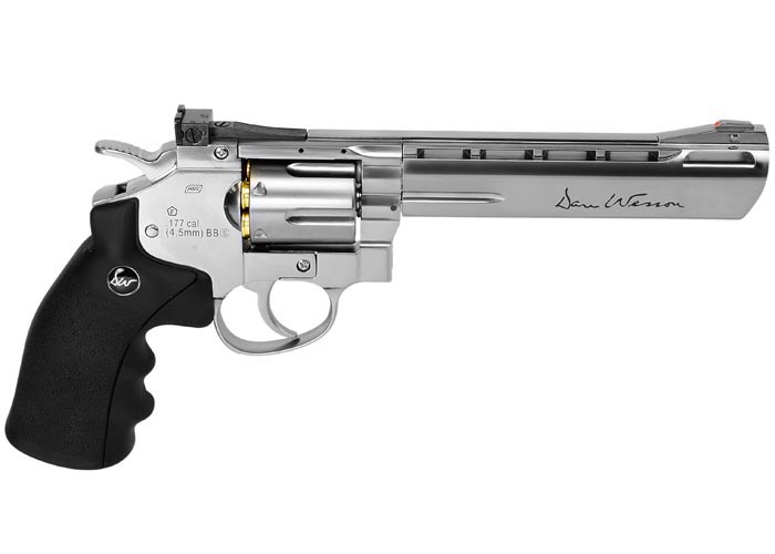 Revolver 6 coups 2.5 pouces co2-airsoft 6mm - Pistolets