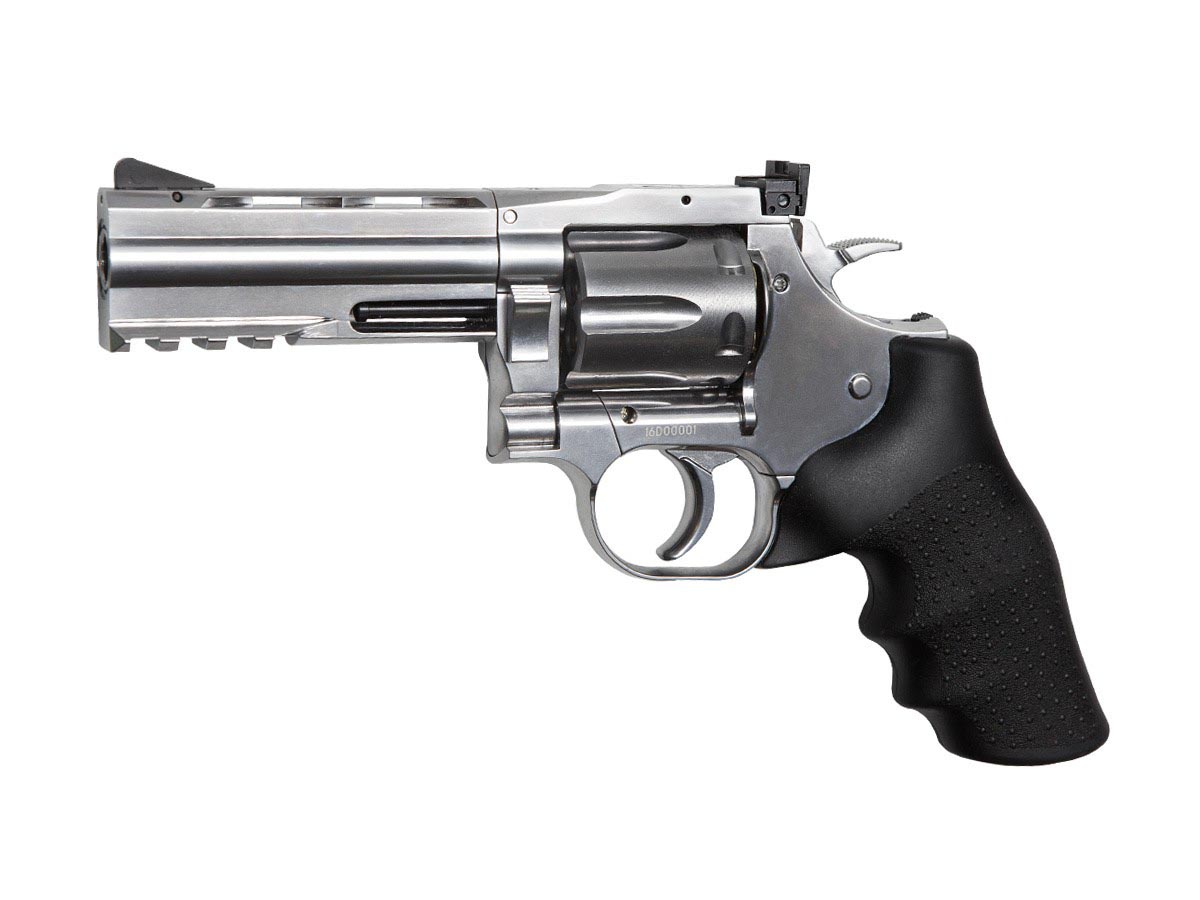 Dan Wesson 715 4" Pellet Revolver, Silver