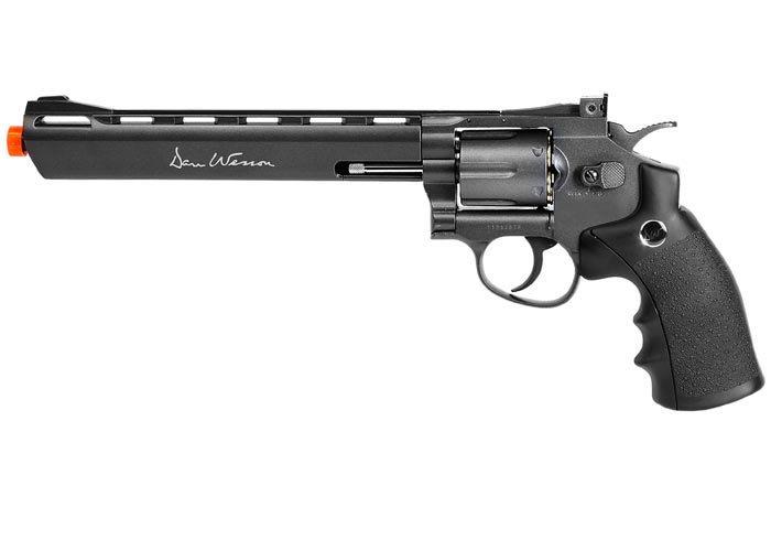 Dan Wesson 8" 6mm Airsoft Revolver, Grey