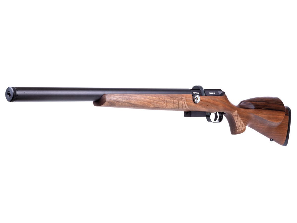 FX DRS PCP Air Rifle, Walnut, 500mm, .25 Cal | Pre-charged pneumatic ...