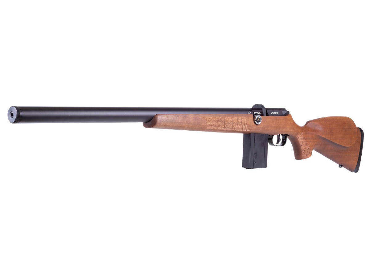 FX DRS PCP Air Rifle, Walnut, 700mm, .22 Cal | Pre-charged pneumatic ...