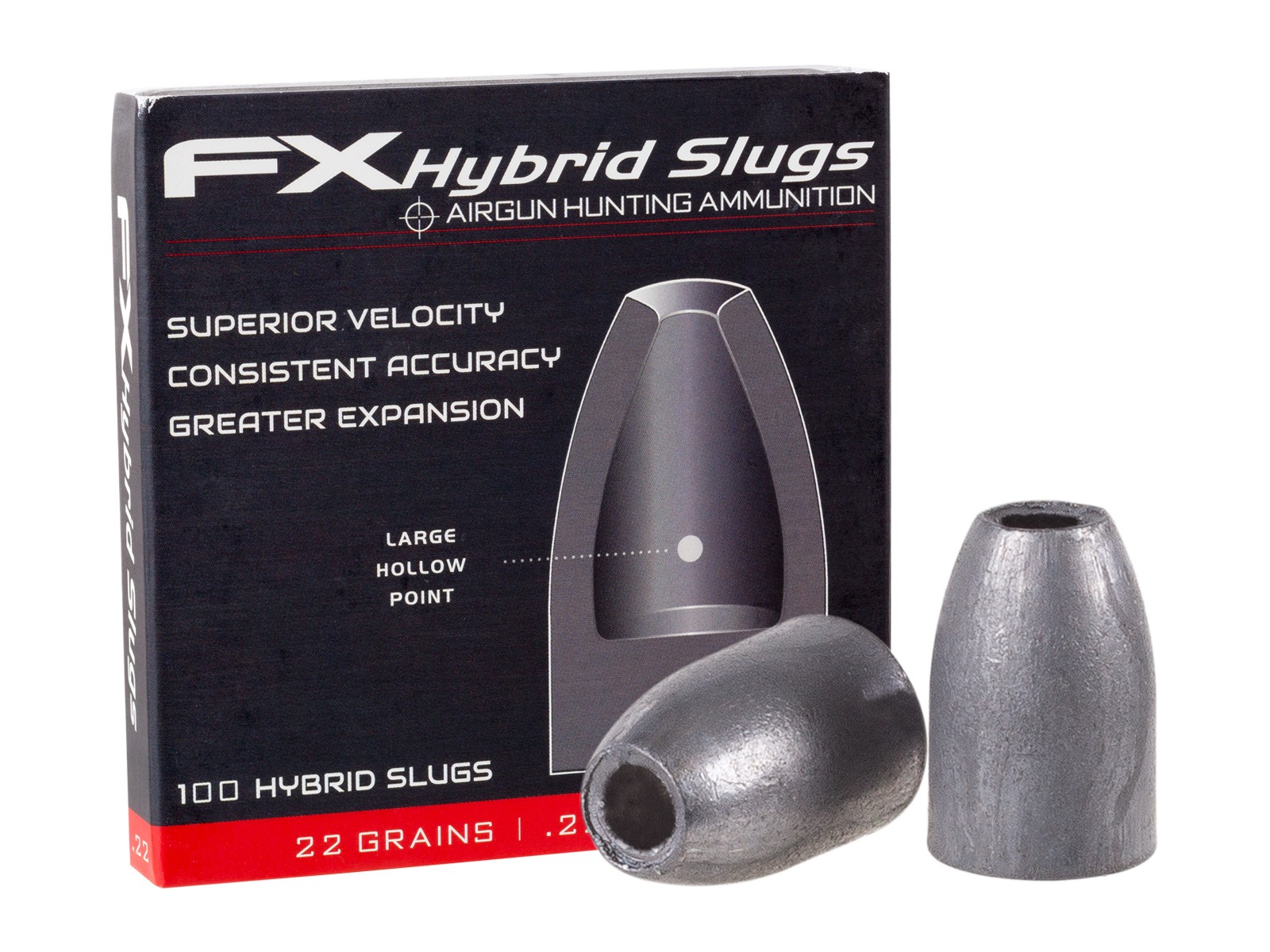 FX Hybrid Slug, .22 Cal, 22.0 gr - 100 ct