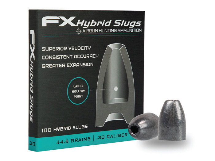 FX Hybrid Slug Hollowpoint .30 Caliber, 44.5 Grains - 100 ct