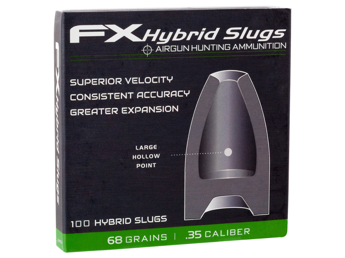 FX Hybrid Slug Hollowpoint .357 Caliber, 68 Grains - 100 ct
