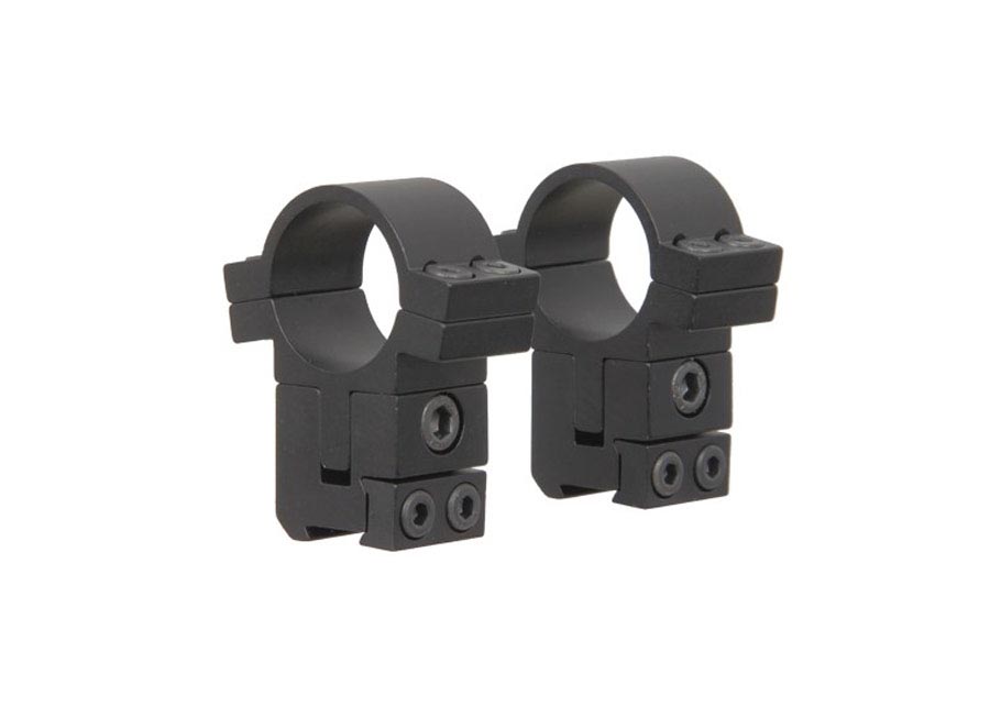 Tinhofire 2PCS High Profile 25.4mm 1inch Scope Rings Dovetail Weaver Rail Mount