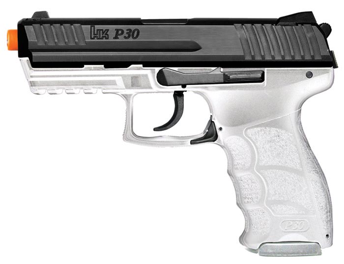 H&K P30 Electric Airsoft Pistol, Clear