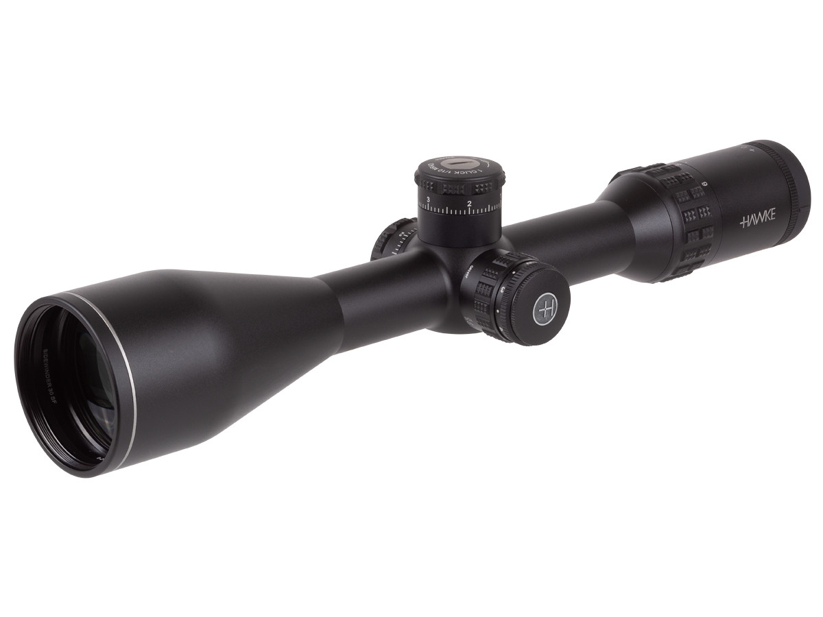 Hawke Sidewinder 30 SF IR 6-24x56 AO 20x Half Mil air rifle scope