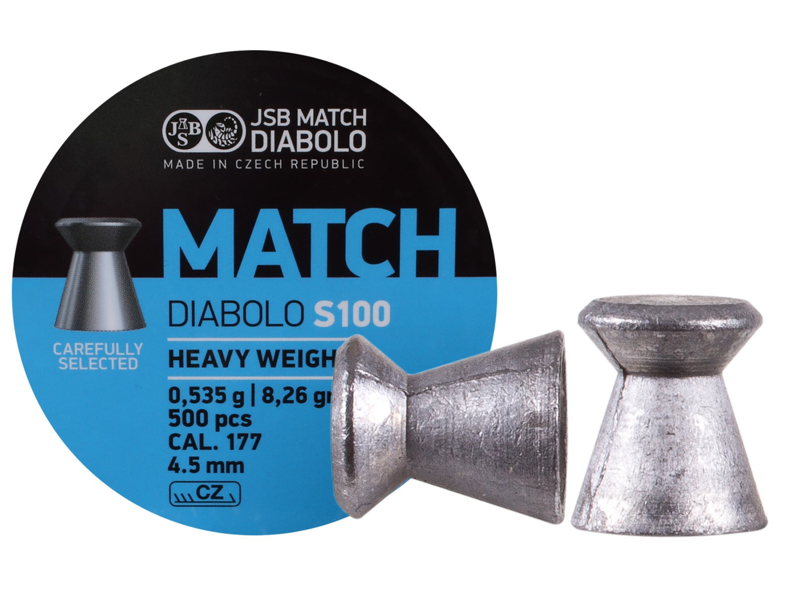 JSB Blue Match Heavy Weight .177 Cal, 8.26 gr - 500 ct