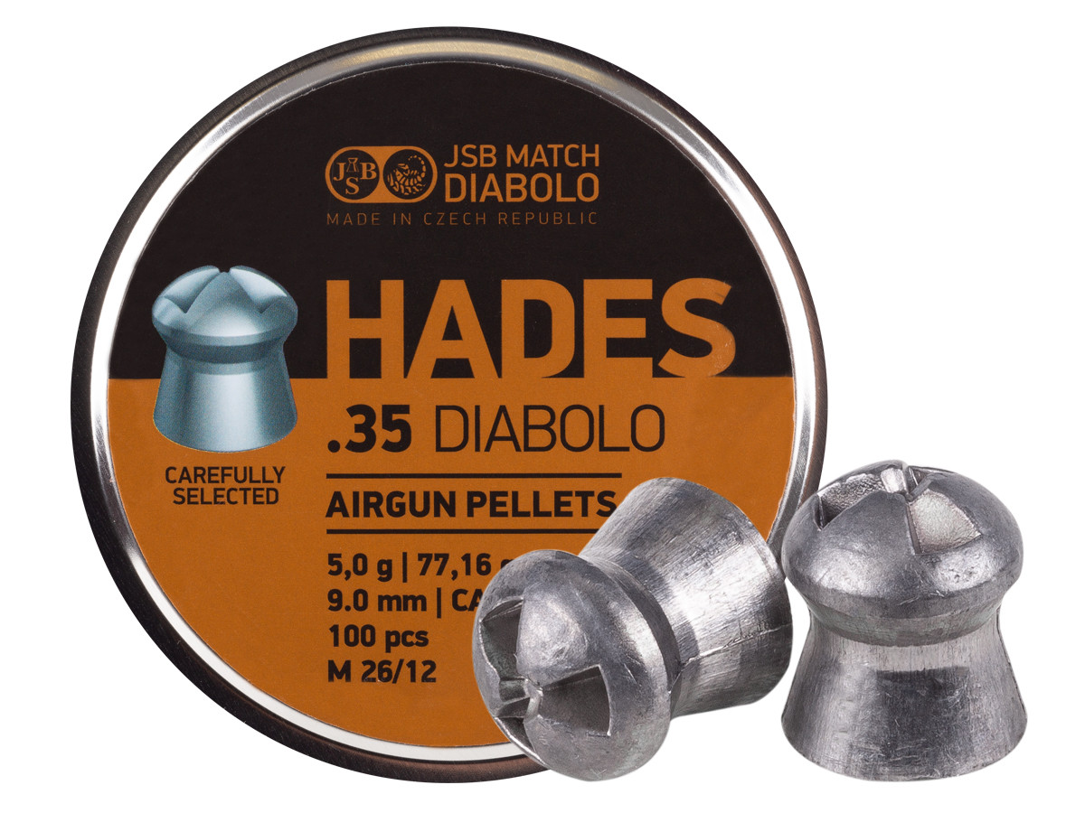 JSB Match Diabolo Hades .35 Cal, 77.16 gr - 100ct