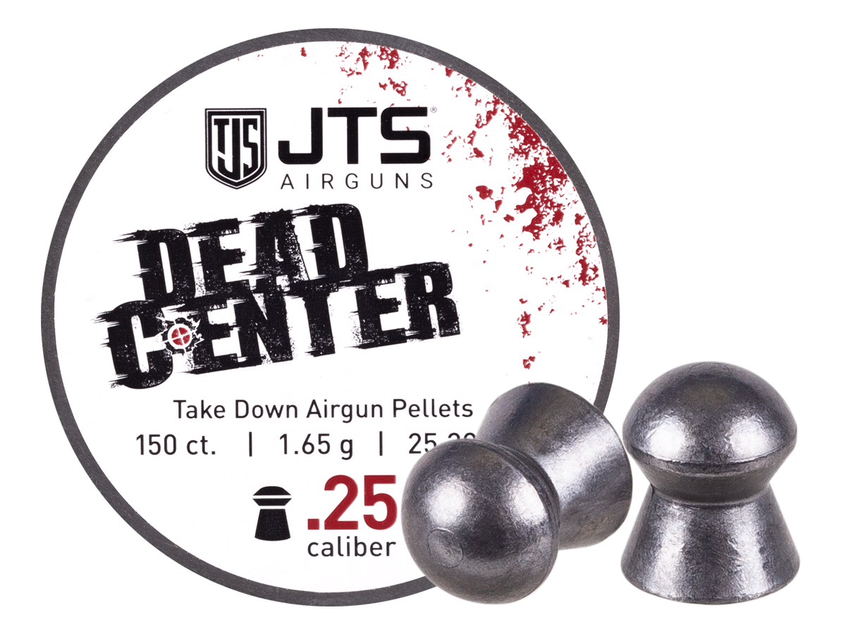 JTS Dead Center Precision Pellets .25 cal, 25.3gr - 150ct