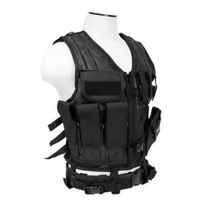 NcSTAR Tactical Vest, Black | Airgun Depot