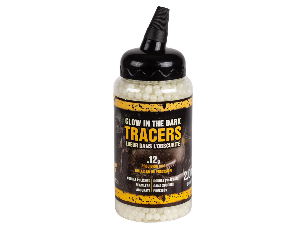 Crosman Glow in the Dark Tracers Airsoft BBs, .12g - 2000 ct