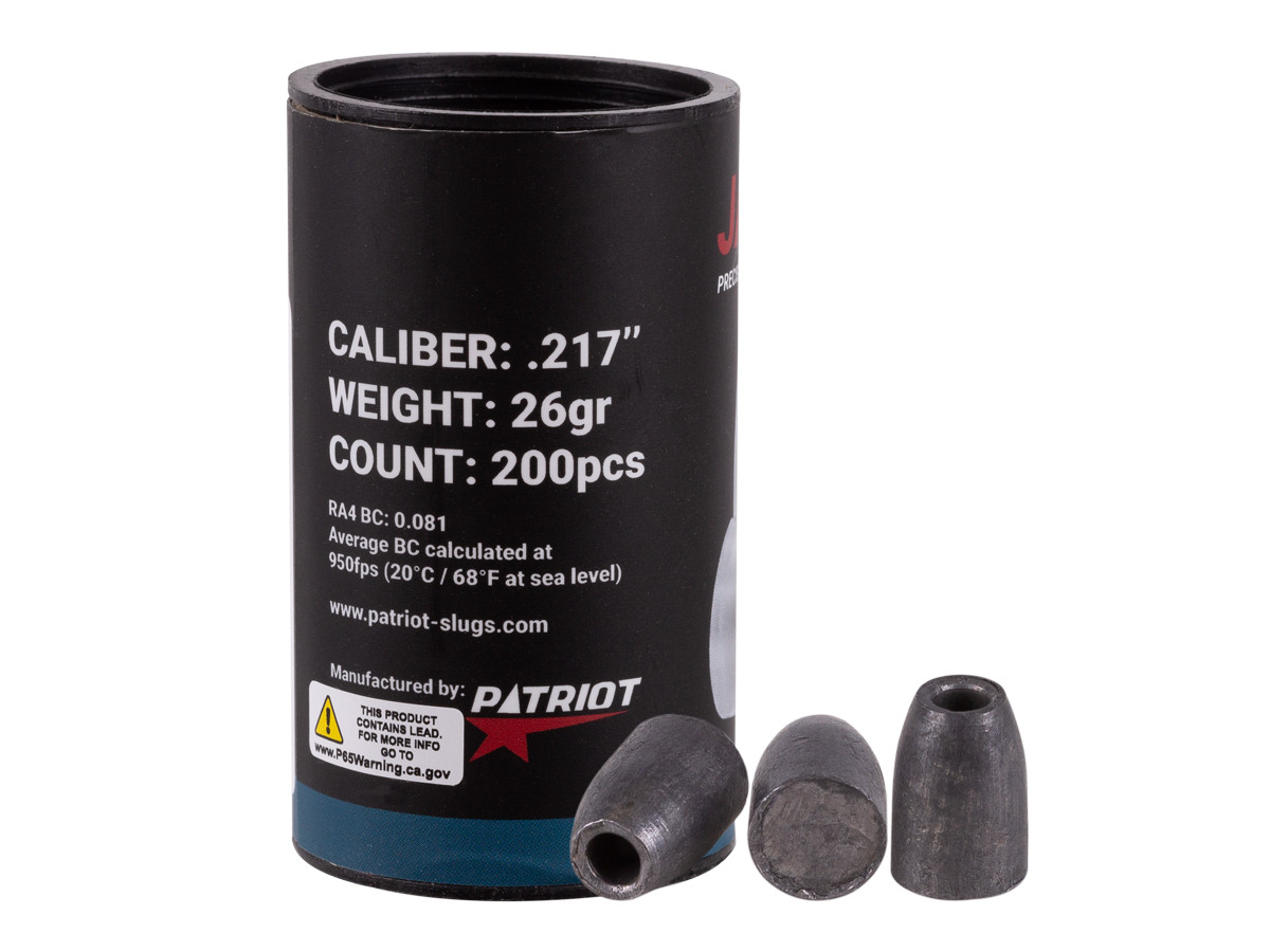 Patriot Javelin Slug Hollowpoint Gen 2 .217 Caliber, 26 Grains - 200 ct