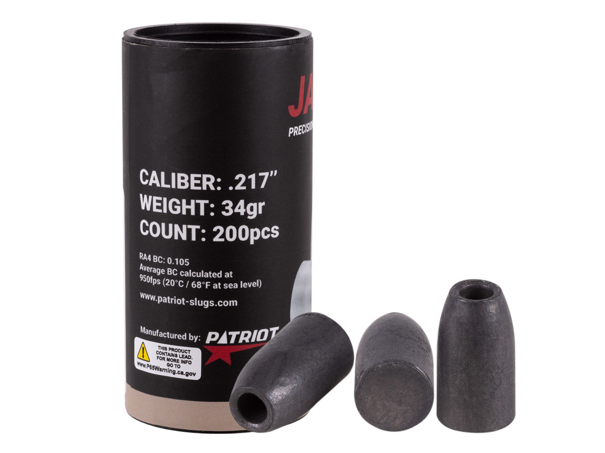 Patriot Javelin Slug Hollowpoint Gen 2 .217 Caliber, 34 Grains - 200 ct