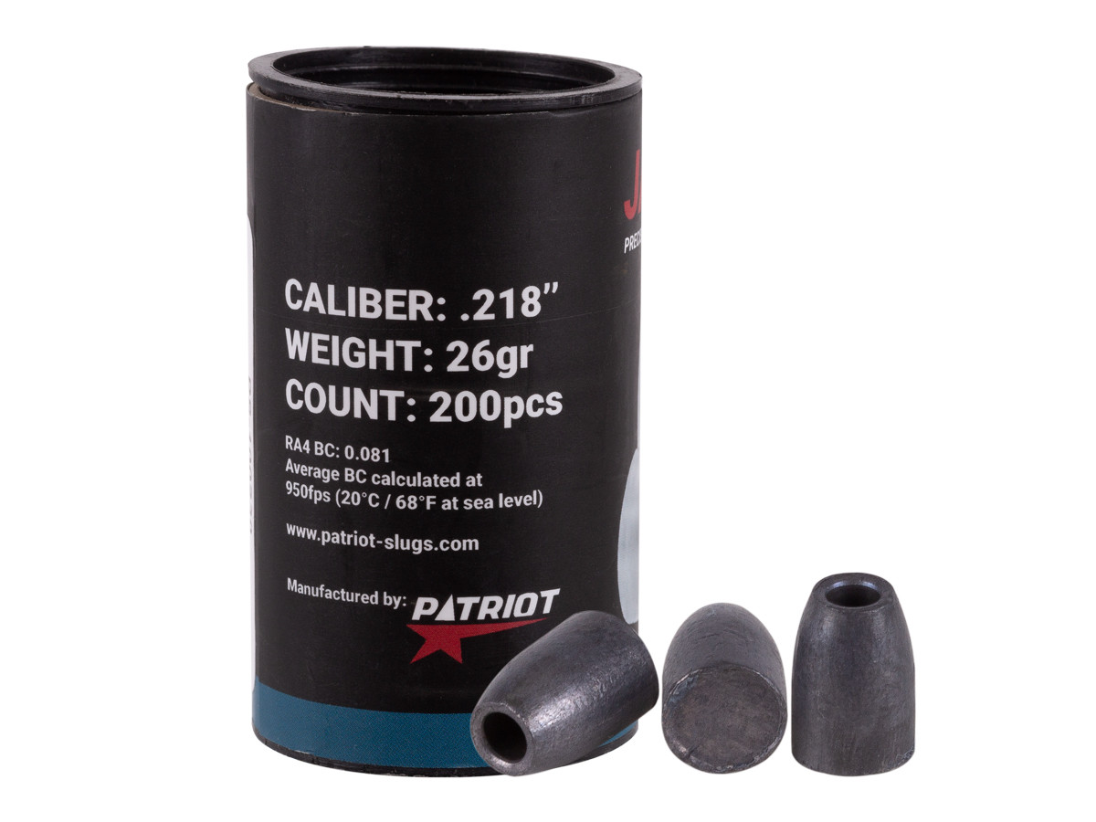 Patriot Javelin Slug Hollowpoint .218 Caliber, 26 Grains - 200 ct
