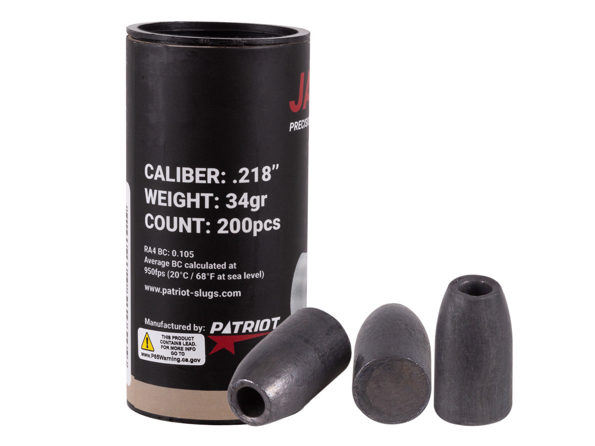 Patriot Javelin Slug Hollowpoint Gen 2 .218 Caliber, 34 Grains - 200 ct