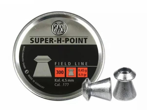 RWS Super-H-Point .177 Cal, 6.9 gr - 300 ct