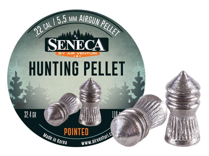 Seneca Hunting Pellets, .22 Cal, 32.4 gr - 110ct