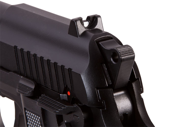 Pistola Balines Co2 Swiss Arms Blowback P92 Full Metal + Kit