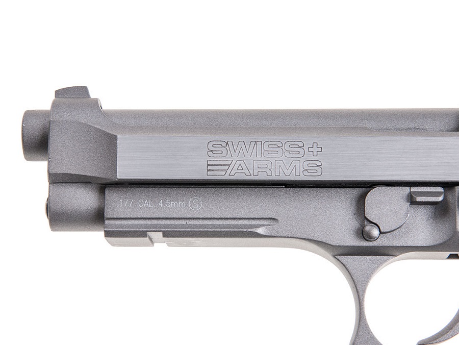 Pistola Co2 Swiss Arms SA-92 // Silver - Colihue Aventura