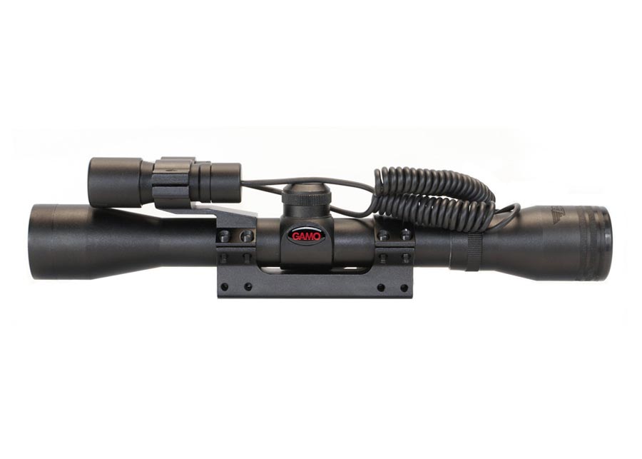Riflescope 4-12X50 EG 3in1 Tactical Air Gun Green Dot Laser Hunting Airsoft UK 
