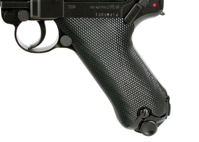 Black for sale online Umarex 2251800 Legends Luger P.08 .177 Air Pistol 