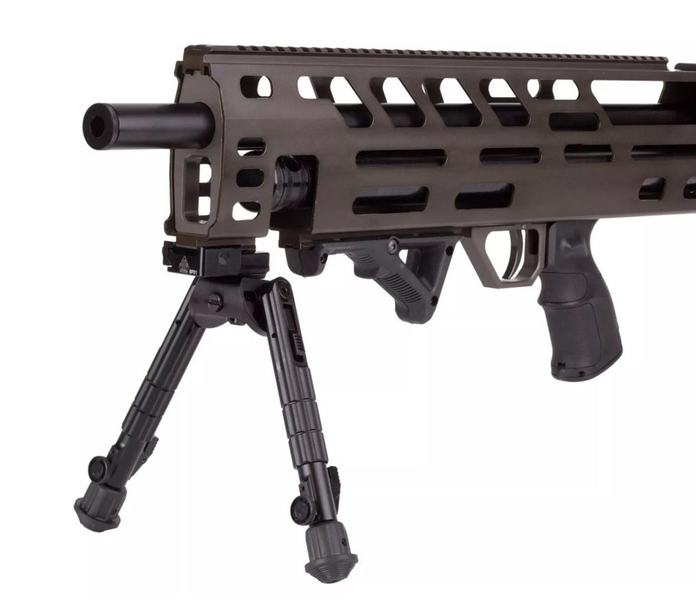 Harris Style Rifle Bipod – 6/9/13in Adjustable, 50° Tilt, Picatinny QD Mount
