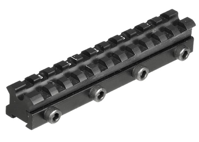 UTG Drooper Scope Rail, 11mm Dovetail To Weaver Adapter