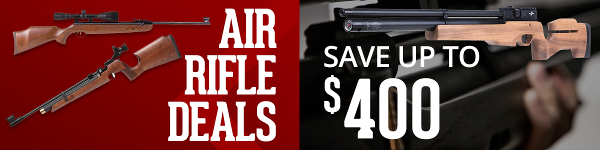 Save Up To $400 Off Air Rifles